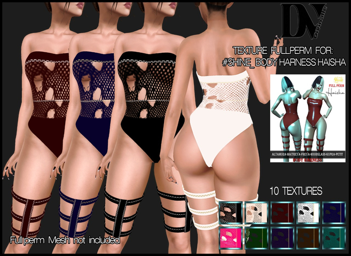 DV- SHINE_ BODY HARNESS HAISHA - TEXTURE