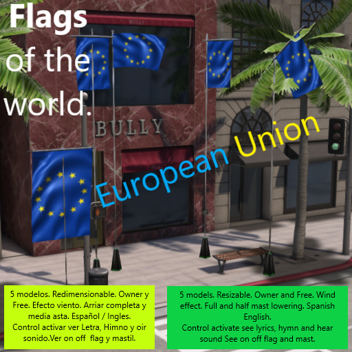 Flag Box UNION EUROPEA Full Model