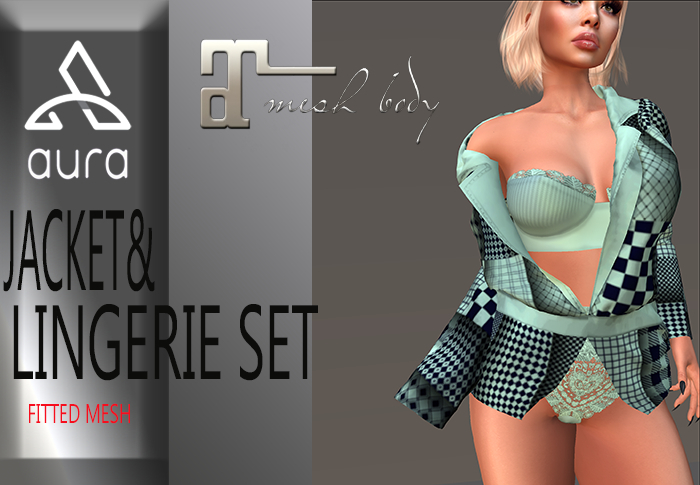 75%OFF* LOOSE JACKETfor MAITREYA *CHECKER MINT