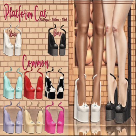 DM:: Platform Cat  - Pink