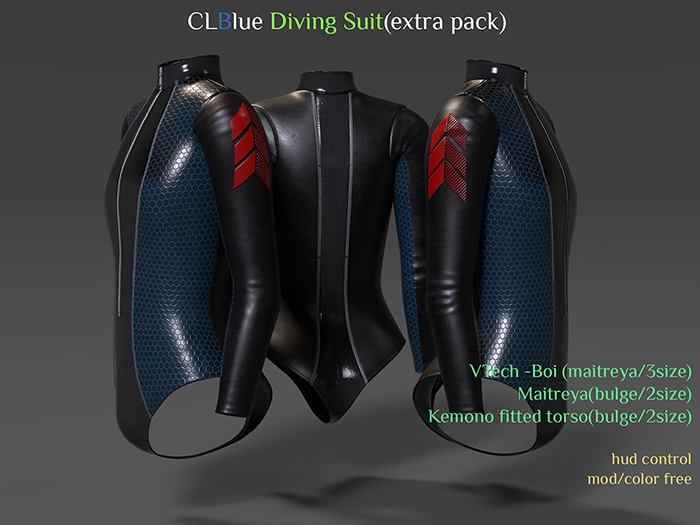 [demo]CLBlue-Diving Suit(extra pack)
