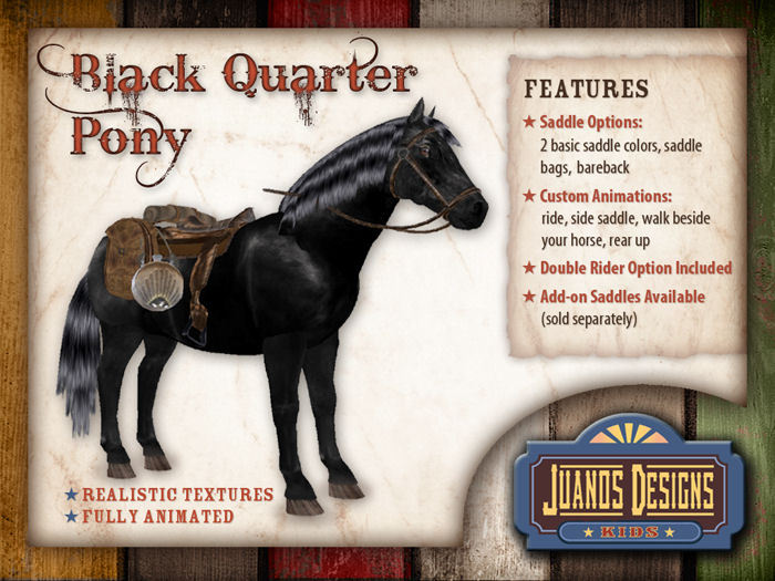 Juanos Black Pony