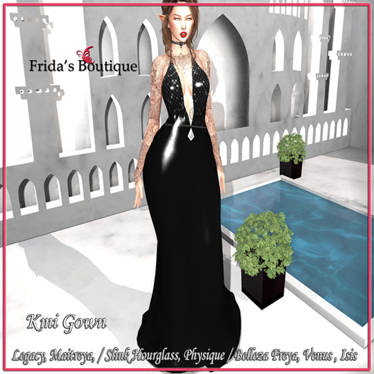 [FB] Kmi Gown ~ Special Edition BLACK