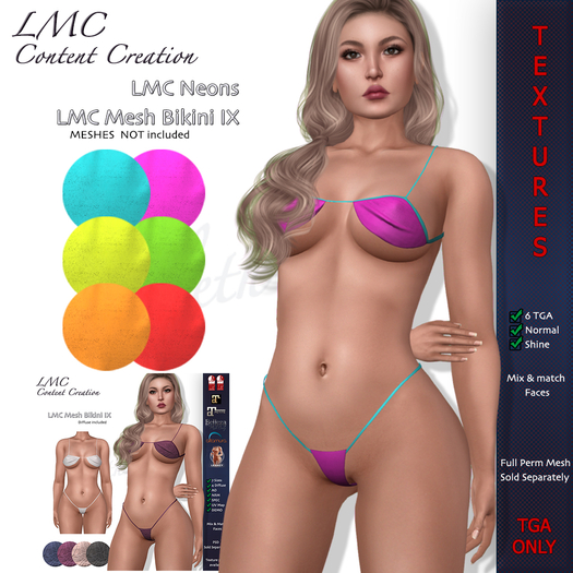 LMC TGA - Neon - Textures for the LMC Bikini IX - 