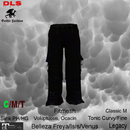 Gothic pants belted 14 boxed