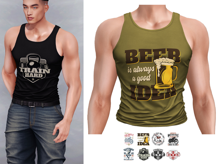 Mossu - Dylan Tank Top - Olive 