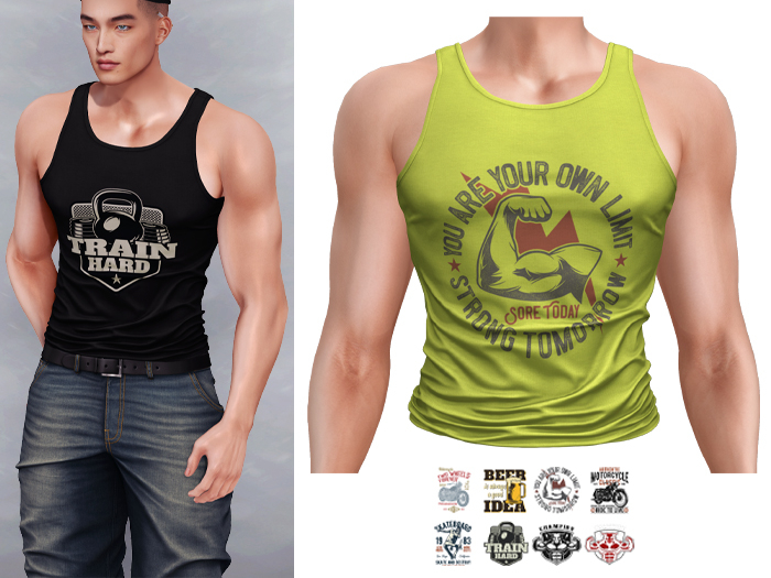 Mossu - Dylan Tank Top - Lime