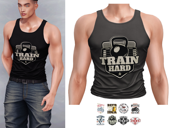 Mossu - Dylan Tank Top - Gray 