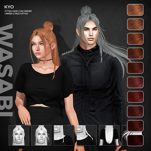 Wasabi // Kyo Hair - Reds