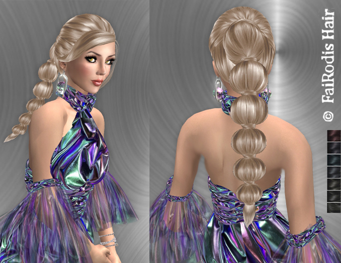 FaiRodis Space Buble hair flexi braid BLACK1 pack