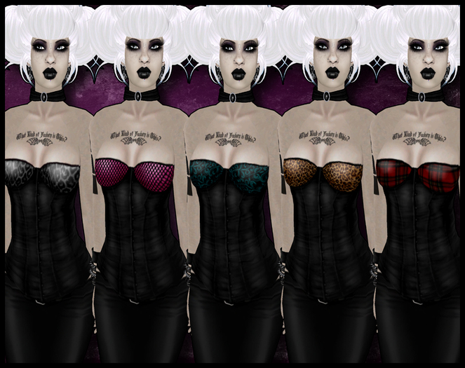 :::Sn@tch Laced Up Corsets:::
