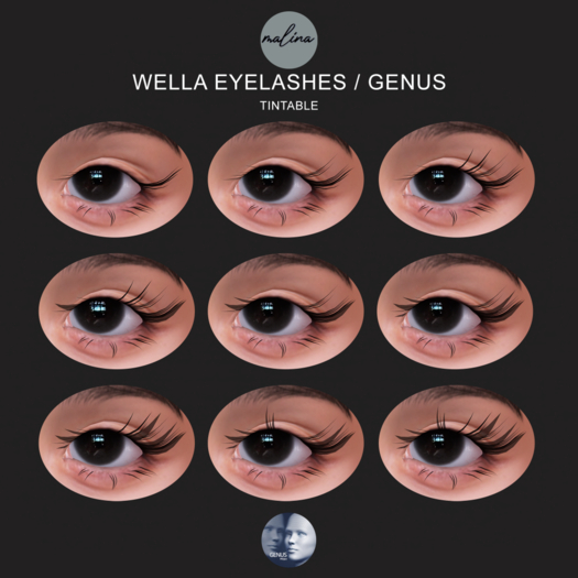 Malina - Wella eyelashes / Genus