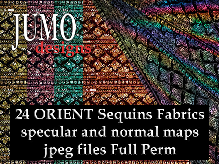 JUMO - 24 ORIENT Sequins - SEAMLESS Full Perm