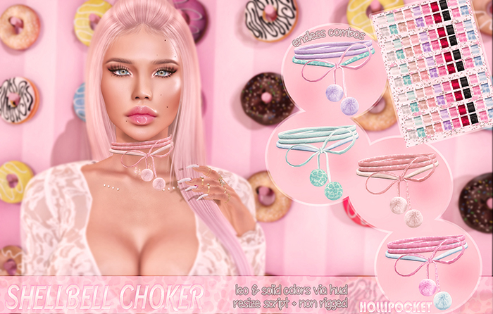 *HolliPocket* ShellBell Choker-FullPocket