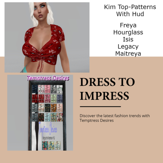 ~TD~ Kim Top-Patterns-ADD