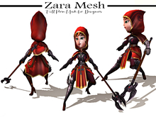 Zara Mesh - Chibi Red Riding Hood - FULL PERM MESH