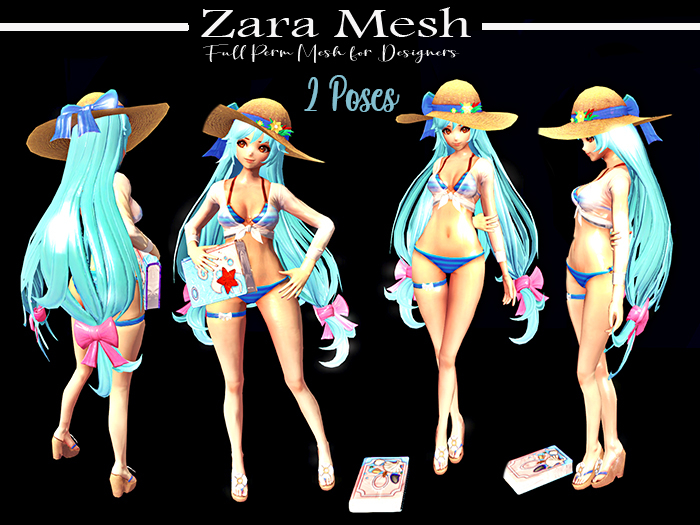 Zara Mesh - Character - Rin Swimmsuit - FULL PERM MESH