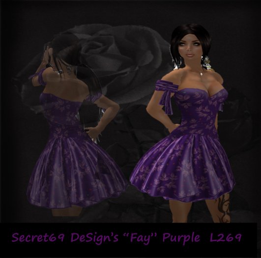 Tween Designs !!!...Dress "Fay" Purple