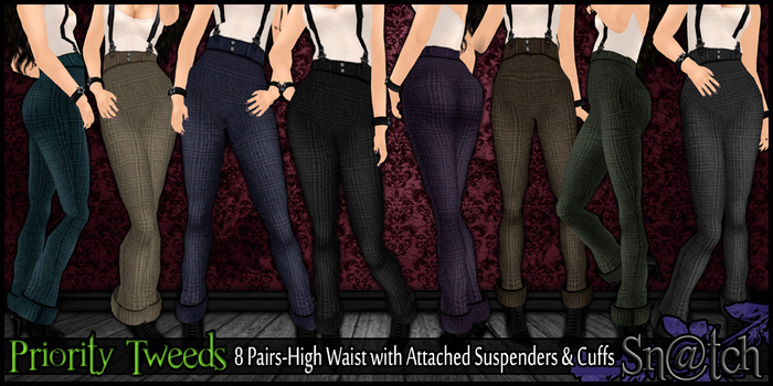 :::Sn@tch Priority Tweed Pants:::
