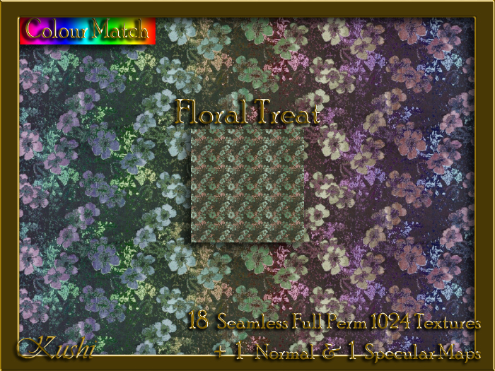 Floral Treat Seamless Texture Set