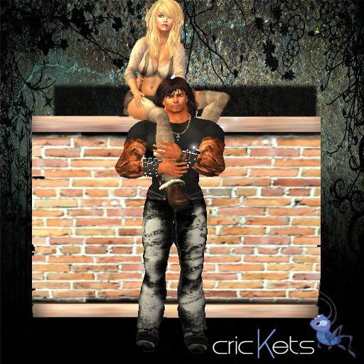 Crickets "Brick Wall Couples Pose 4"