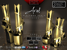 [Renegade] Ariel Platform Heels - Creme