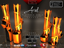 [Renegade] Ariel Platform Heels - Orange