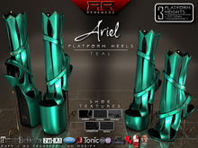 [Renegade] Ariel Platform Heels - Teal