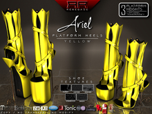 [Renegade] Ariel Platform Heels - Yellow