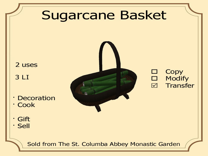 DFS Sugarcane Basket