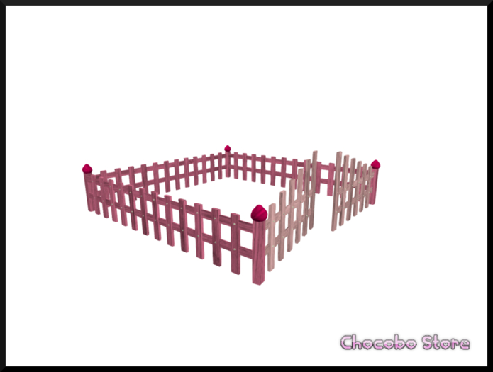 Chocobo Store: Fun Rainbow Fence