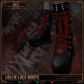 =^.^= Curious Kitties - Lollie Lace Boots - Red