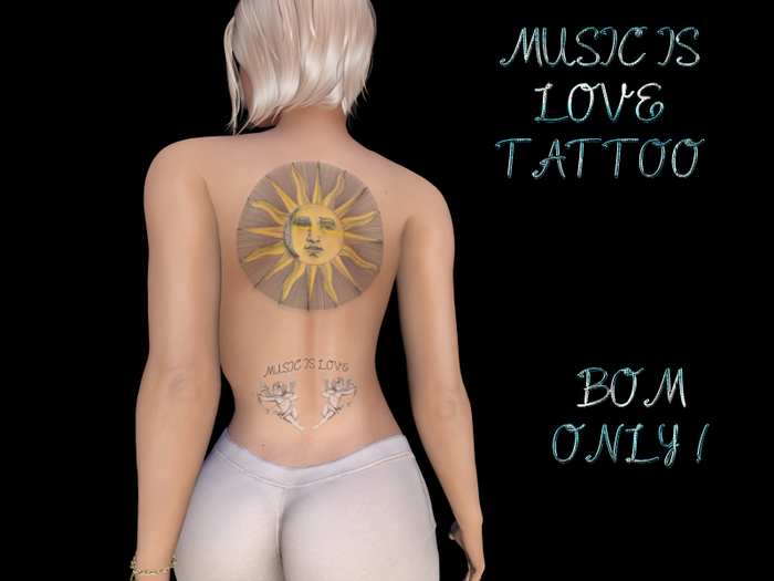 Music Is Love Tattoo 