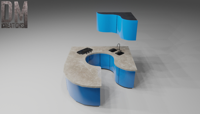 Kitchen in the sky Full Perm Mesh