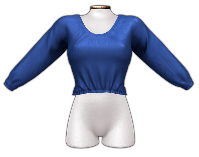 - sixx - Cinched Top - Blue