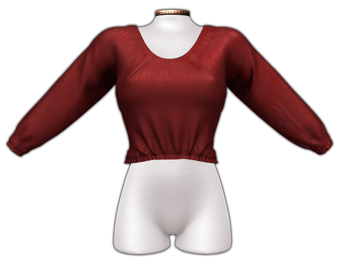 - sixx - Cinched Top - Red