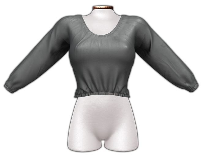 - sixx - Cinched Top - Silver