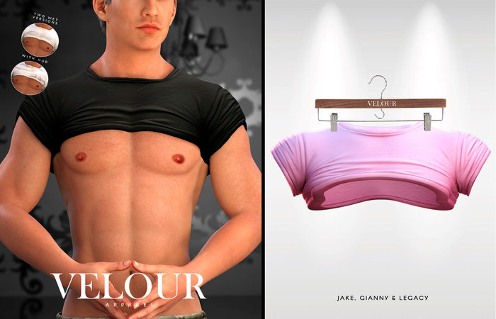 VELOUR APPAREL: "Ryan" Crop Top (Candy)