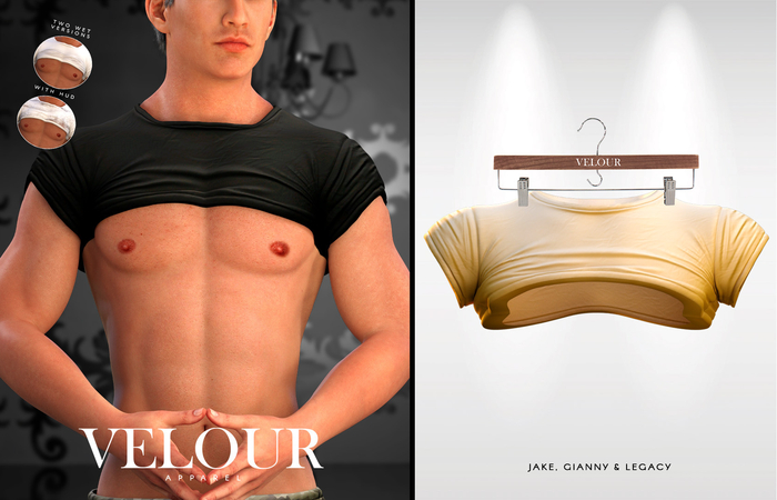 VELOUR APPAREL: "Ryan" Crop Top (Yellow)