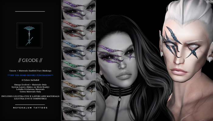 Nefekalum Tattoos - Geode // Add