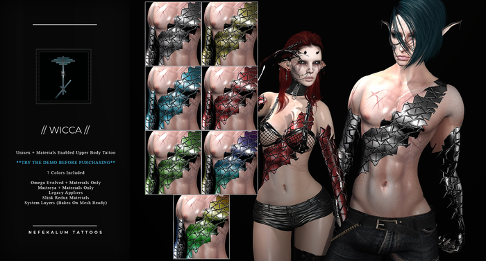 Nefekalum Tattoos - Wicca // Add DEMO