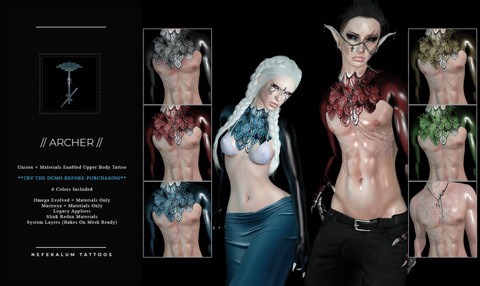 Nefekalum Tattoos - Archer // Add
