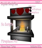 *Cupids* 3D Sculpt Valentine Heart Fireplace Kit