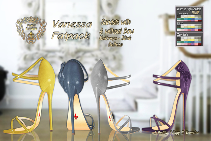 Nala Design -  Vanessa Sandals Fatpack - Mesh Bodies