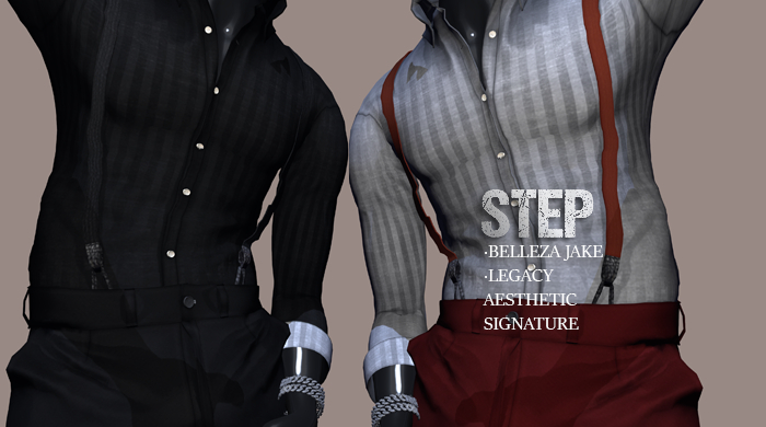 [STEPDAD] Spenders [NAVY/RED]