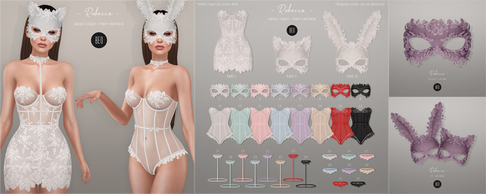 6.BEO - Rebecca gacha - Mask BEIGE