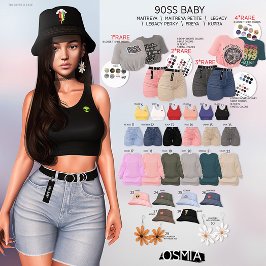 OSMIA - 90`ss Baby.Gacha [Earrings] Calendula