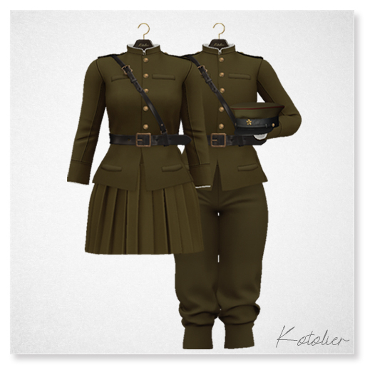 Kotolier . MilitaryUniform - khaki