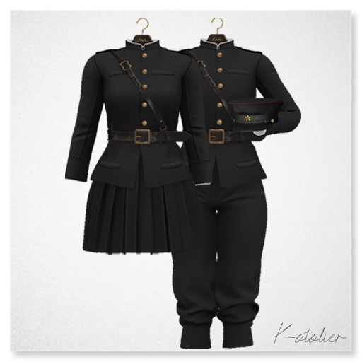 Kotolier . MilitaryUniform - black