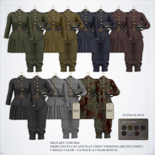 Kotolier . MilitaryUniform - FATPACK
